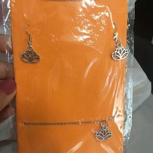 Necklace and earrings